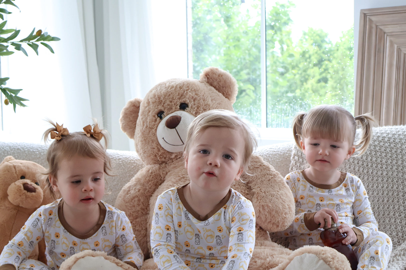 Honey Bear Baby Rompers