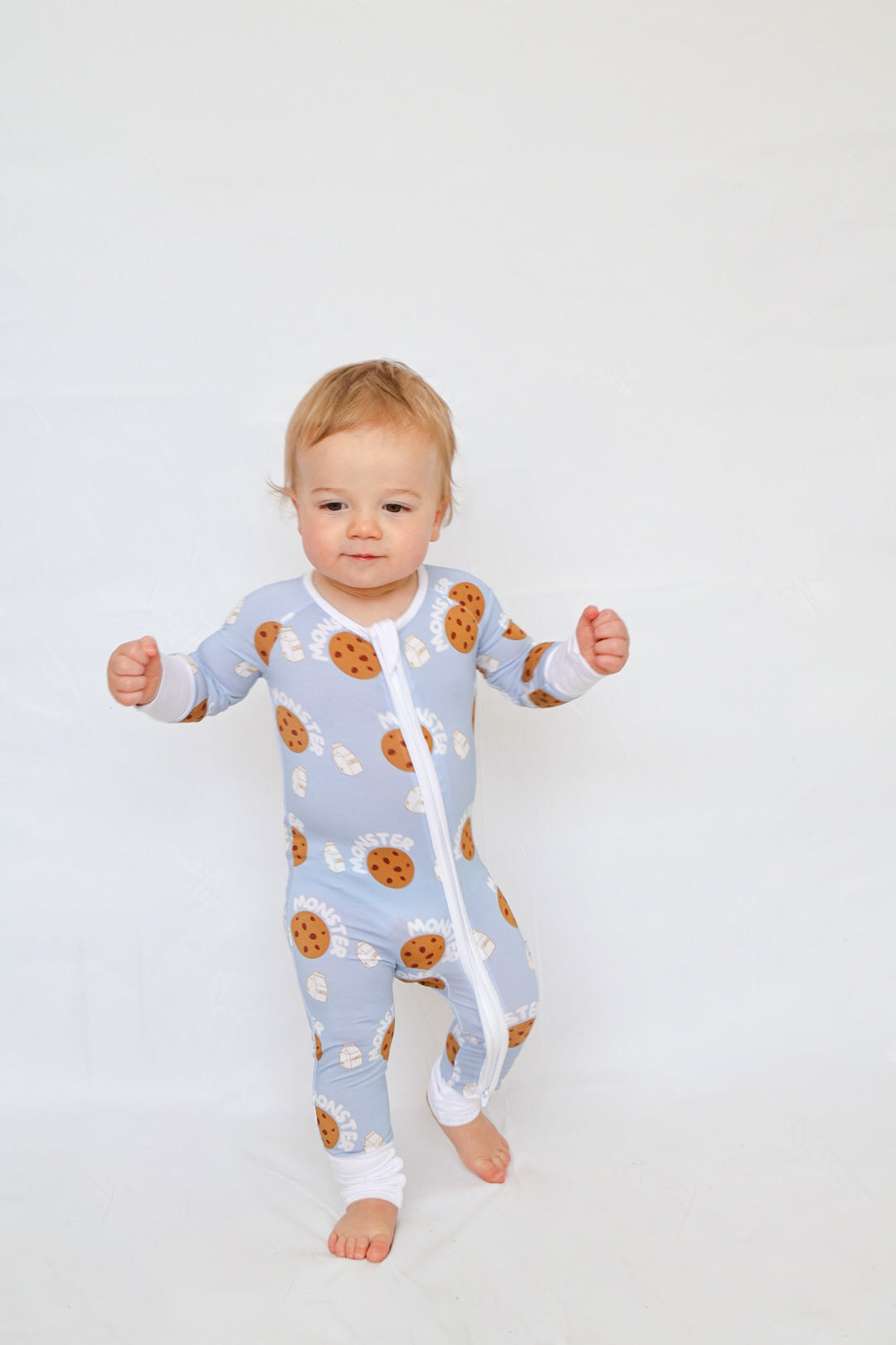 Cookie monster pj romper hotsell