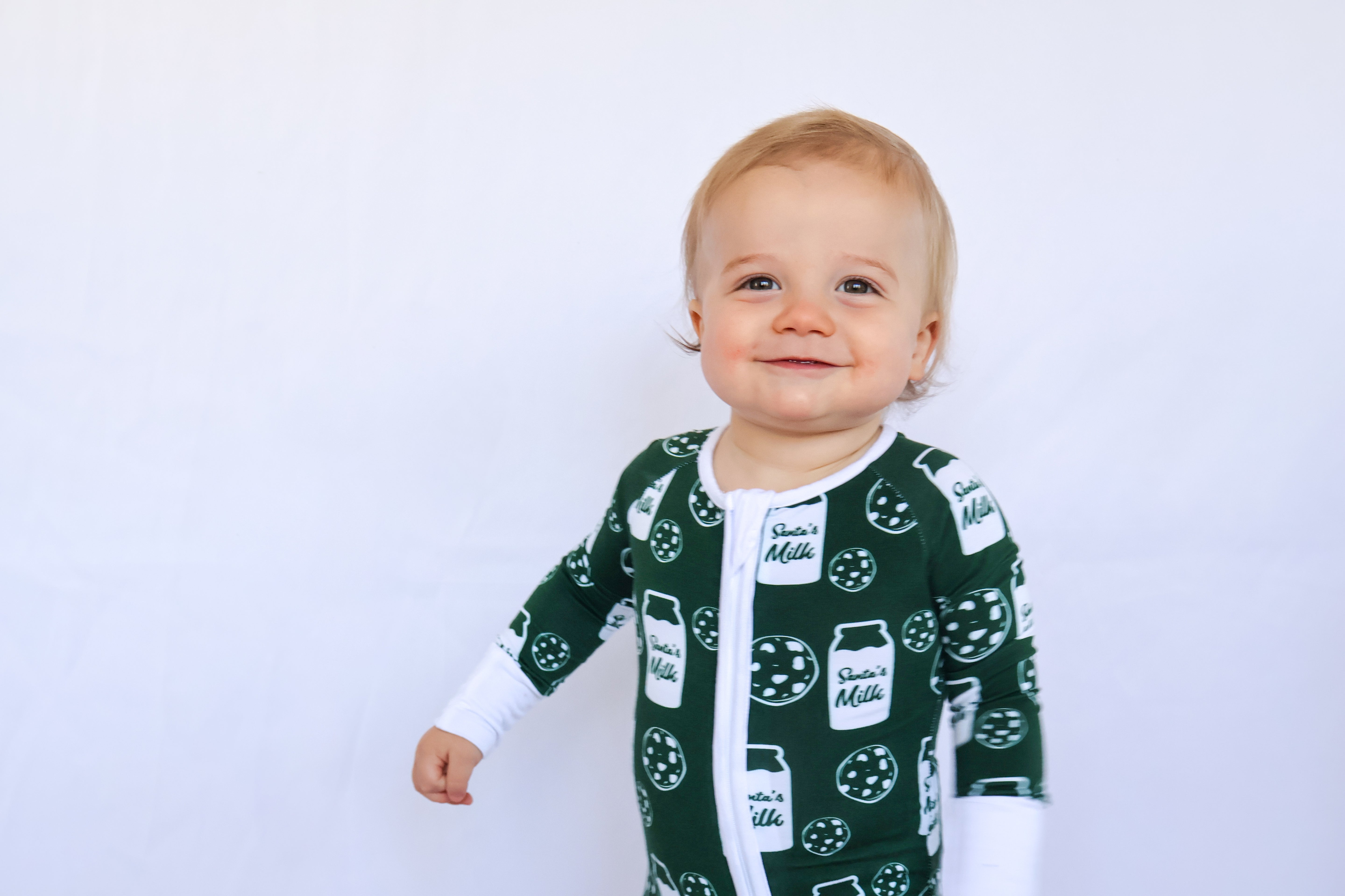 Santa’s Milk and Cookies Romper 